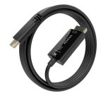 AISENS Cable Conversor Bidireccional USB-C A DISPLAYPORT 8K@60Hz, USB-C/M-DP/M, Negro, 1.8m