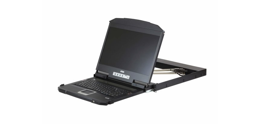 ATEN CL3800NW console a rack 47 cm (18.5") 1920 x 1080 Pixel Metallo, Plastica Nero 1U