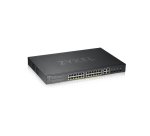 Zyxel GS1920-24HPV2 Géré Gigabit Ethernet (10/100/1000) Connexion Ethernet, supportant l'alimentation via ce port (PoE) Noir