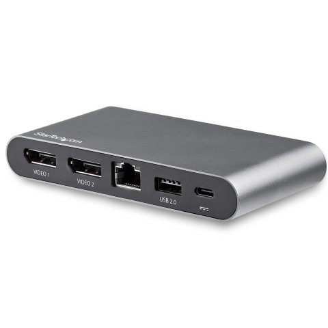 Docking Station USB C para 2 Monitores DisplayPort 4K