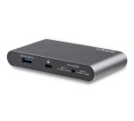 Docking Station USB C para 2 Monitores DisplayPort 4K 