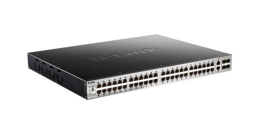 D-Link DGS-3130-54PS Gestionado L3 Gigabit Ethernet (10/100/1000) Energía sobre Ethernet (PoE) Negro, Gris