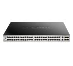 D-Link DGS-3130-54PS Gestionado L3 Gigabit Ethernet (10/100/1000) Energía sobre Ethernet (PoE) Negro, Gris
