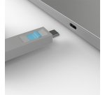 Lindy Bloqueur de port USB C, 4 pièces + clé, Bleu