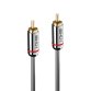 Lindy 35339 cable de audio 1 m RCA Antracita