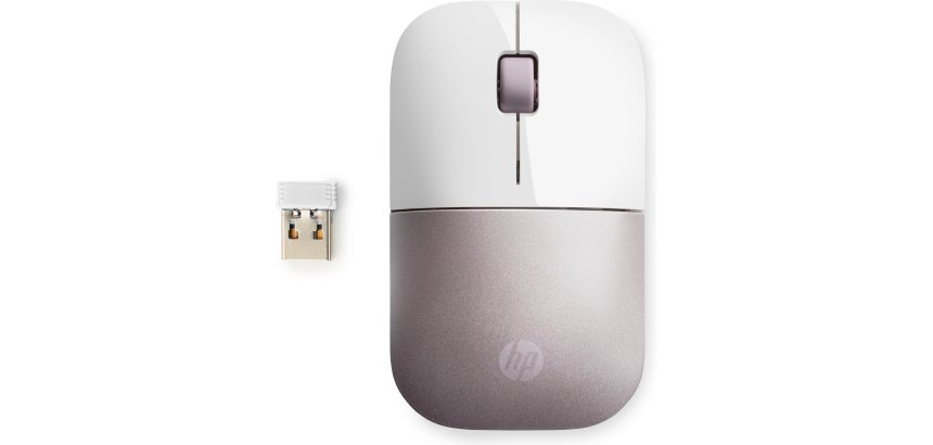 HP Ratón inalámbrico Z3700 (blanco/rosa)