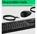 HP 225 Wired Mouse and Keyboard Combo