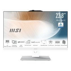 MSI Modern AM242TP 1M-1245IT Intel Core 5 120U 60,5 cm (23.8") 1920 x 1080 Pixel Touch screen PC All-in-one 16 GB DDR5-SDRAM 512 GB SSD Windows 11 Pro Wi-Fi 6E (802.11ax) Bianco