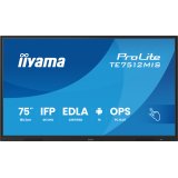 iiyama TE7512MIS-B4AG Écran d'affichage dynamique Écran plat de signalisation numérique 165,1 cm (65") LCD Wifi 400 cd/m² 4K Ultra HD Noir Écran tactile Intégré dans le processeur Android 11 24/7