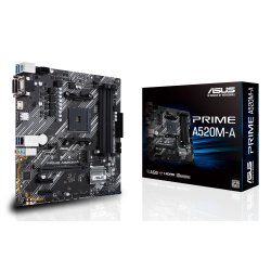 ASUS PRIME A520M-A II/CSM AMD A520 Emplacement AM4 micro ATX