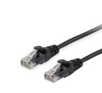 Equip Cat.6A U/UTP Patch Cable, 1m, Black