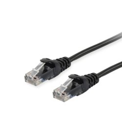 Equip 625454 cavo di rete Nero 5 m Cat6 U/UTP (UTP) Rotondo