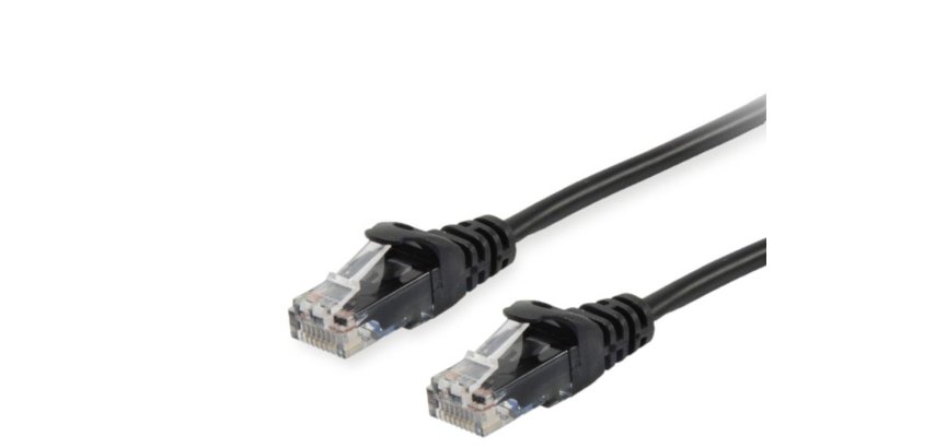 Equip 625450 cavo di rete Nero 1 m Cat6 U/UTP (UTP) Rotondo