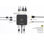 i-tec USB-C DP Dual HDMI Docking Station with Power Delivery 100 W + Universal Charger 100W