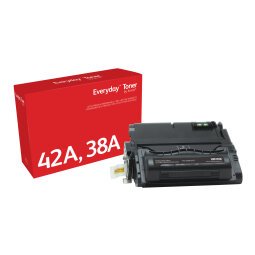 Everyday El tóner ™ Negro de Xerox es compatible con HP 38A (Q5942A/ Q1338A), Capacidad estándar