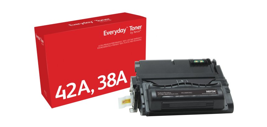 Toner Everyday™ _OEM_NAME_ Noir de Xerox compatible avec HP 38A (Q5942A/ Q1338A), Capacité standard