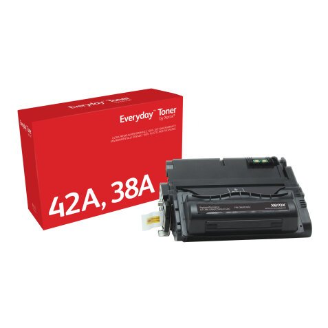 Everyday Toner Noir ™ de Xerox compatible avec HP 38A (Q5942A/ Q1338A), Capacité standard