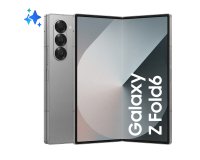 Samsung Galaxy Z Fold6 Smartphone AI, 1TB, RAM 12GB, Display 6,3"/7,6" Dynamic AMOLED 2X, Silver Shadow