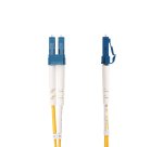 StarTech.com Câble Fibre Optique de 2m Duplex Monomode LC vers SC(UPC) OS2, 9/125µm, 100G, Cordon Fibre Optique, Insensible à la Courbure, Faible Perte d'Insertion, Cordon Patch Fibre LSZH