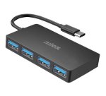 Nilox HUB sobremesa de aluminio con 7 puertos USB 2.0
