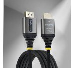 StarTech.com Câble HDMI Haute Vitesse Certifié Premium 1m (3ft), Ultra Flexible, 4K 60Hz/1440p 144Hz avec HDR10/ARC, 18Gbps, Cordon HDMI Tressé Haute Flexibilité