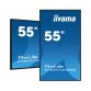 iiyama LH5541UHS-B2 affichage de messages En forme de kiosk 138,7 cm (54.6") LCD 500 cd/m² 4K Ultra HD Noir Intégré dans le processeur 18/7