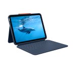 Logitech Rugged Combo 4 AZERTY Français Smart Connector Bleu