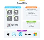 StarTech.com Adattatore USB-C a HDMI - Convertitore da USB Tipo C a HDMI 2.1 4K 60Hz HDR10 - Adattatore Dongle da USB-C a HDMI 2.1 4K 60Hz HDR10 per Monitor/TV/Display