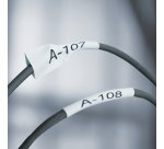 DYMO Rhino Industrial Heat-Shrink Cable Label Tubes | 24 mm x 1.5 m | Black Print on Yellow | for Rhino Label Makers