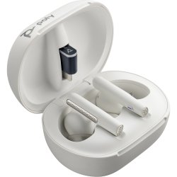 POLY Écouteur blanc Voyager Free 60/60+ certifié Microsoft Teams (2 pièces)