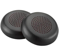 Poly Almohadillas de cuero sintético para Voyager Focus 2 (2 unidades)