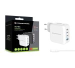 Conceptronic ALTHEA18W Caricabatterie per dispositivi mobili Universale Bianco AC Ricarica rapida Interno