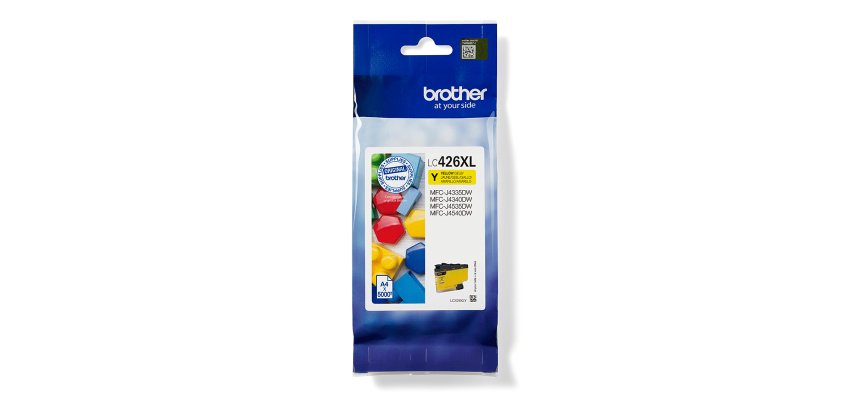Brother LC-426XLY cartucho de tinta 1 pieza(s) Original Alto rendimiento (XL) Amarillo