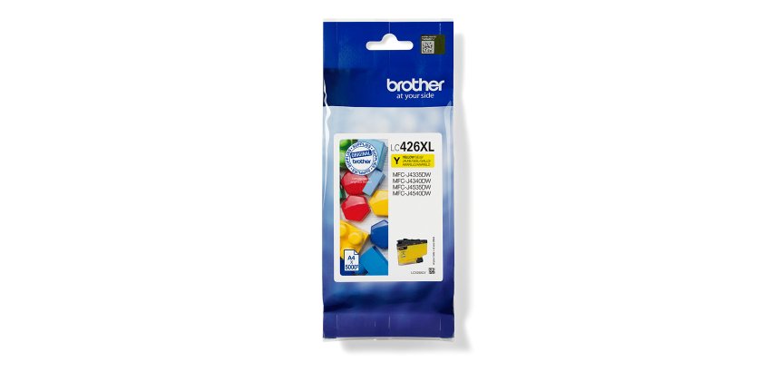 Brother LC-426XLY cartucho de tinta 1 pieza(s) Original Alto rendimiento (XL) Amarillo