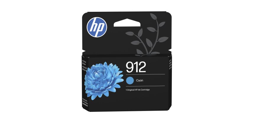 HP 912 Cartouche d'encre cyan authentique