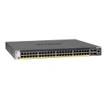 NETGEAR GSM4352PB Géré L2/L3/L4 Gigabit Ethernet (10/100/1000) Connexion Ethernet, supportant l'alimentation via ce port (PoE) 1U Noir