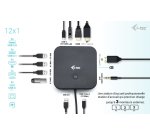 i-tec USB-C HDMI Dual DP Docking Station with Power Delivery 100 W + Universal Charger 100 W