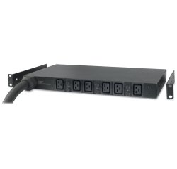 APC Basic Rack PDU AP7526 power distribution unit (PDU) 6 AC outlet(s) 1U Black