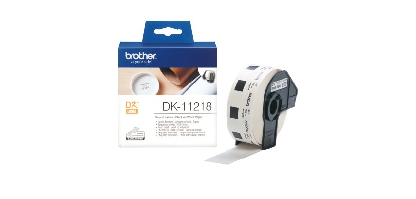 Brother DK-11218 printer label White