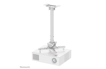 Neomounts CL25-540WH1 Soporte de techo para proyector - alt. 60,5-90,5 cm - fácil montaje - movimiento completo