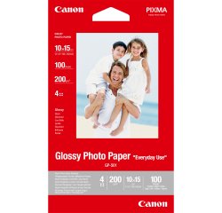 Canon GP-501 Glossy Photo Paper 4x6" - 100 Sheets