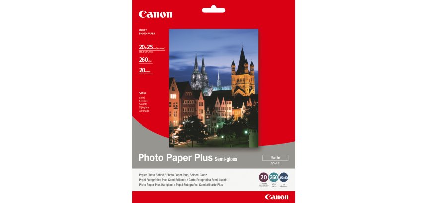 Canon Papier photo semi-brillant extra SG-201 8 × 10 po (20 × 25 cm) - 20 feuilles