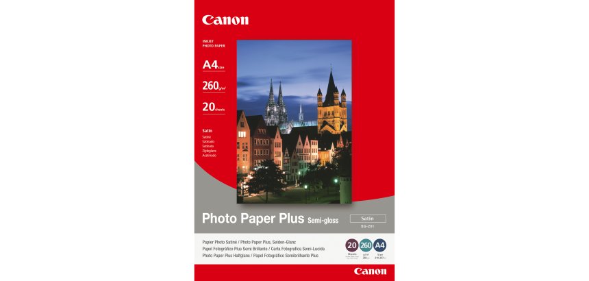 Canon Papier Photo Satiné A4 SG-201 - 20 feuilles