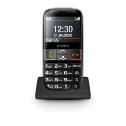 Emporia emporiaEUPHORIA-LTE 5,84 cm (2.3") 98 g Noir Téléphone pour seniors