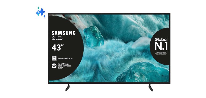 Samsung QE43Q7FAAU 109.2 cm (43") 4K Ultra HD Smart TV Wi-Fi Black