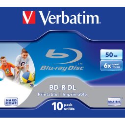 Verbatim 43736 disco blu-ray lectura/escritura (BD) BD-R 50 GB 10 pieza(s)