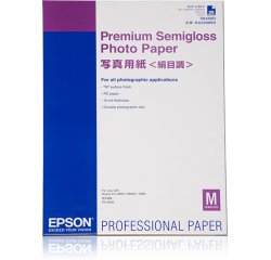 Epson Pap Photo Premium Semi-Glacé 251g 25f. A2 (0,420x0,594m)