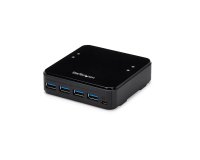 StarTech.com Switch Conmutador USB 3.0 (5Gbps) 4x4 para Compartir Dispositivos Periféricos
