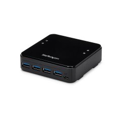 StarTech.com Switch Conmutador USB 3.0 (5Gbps) 4x4 para Compartir Dispositivos Periféricos