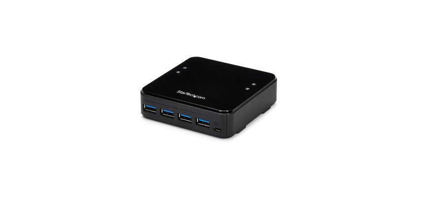 StarTech.com Switch de partage de périphériques USB 3.0 (5Gbps) avec 4 entrées / 4 sorties